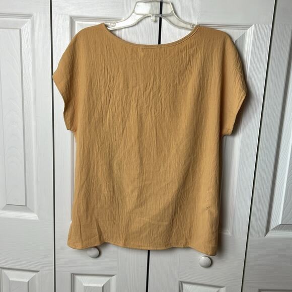 Six Fifty Twist Front Top Orange Yellow Large - Picture 4 of 7